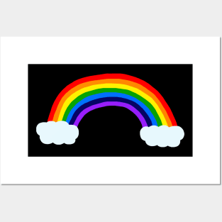 Cartoon Rainbow Posters and Art